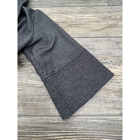 Akira Chicago Red Label Gray Wrap Belted Jacket W/Hood 3/4 Sleeves Women's Small - Picture 2 of 11